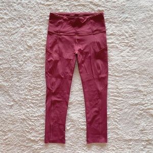 lululemon fast + free crop leggings